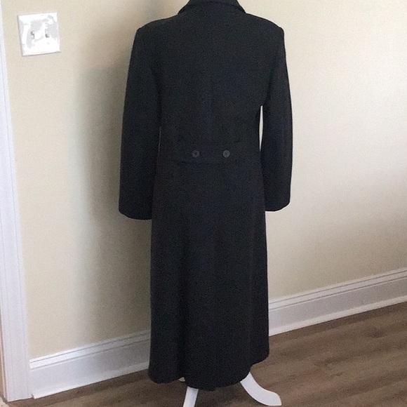 ♥️Stephanie Mathews 100% wool long coat size 8 missy used excellent condition, - Picture 2 of 8